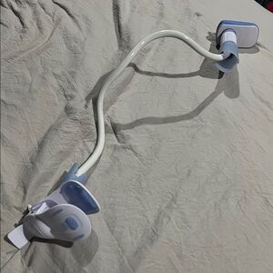 Adjustable Blue and White Baby Monitor Holder